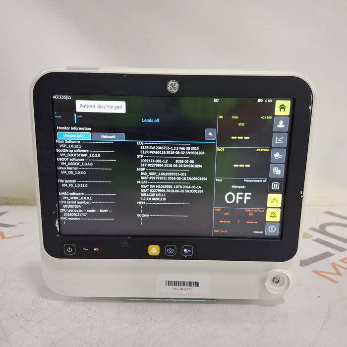 GE Healthcare B125 Patient Monitor