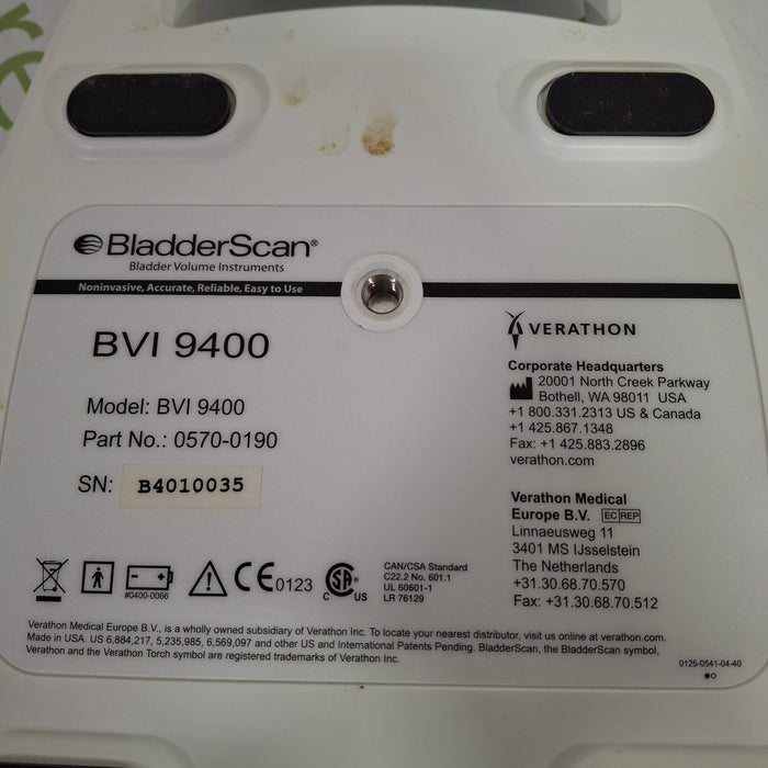 Verathon Medical, Inc Verathon Medical, Inc BVI 9400 Bladderscan Surgical Equipment reLink Medical