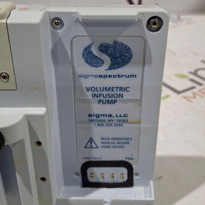 Baxter Baxter Sigma Spectrum 6.05.13 with A/B/G/N Battery Infusion Pump Infusion Pumps reLink Medical