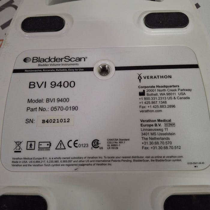 Verathon Medical, Inc Verathon Medical, Inc BVI 9400 Bladderscan Surgical Equipment reLink Medical