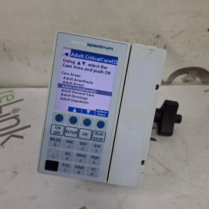 Baxter Baxter Sigma Spectrum 8.01.00 w/o Battery Infusion Pump Infusion Pump reLink Medical