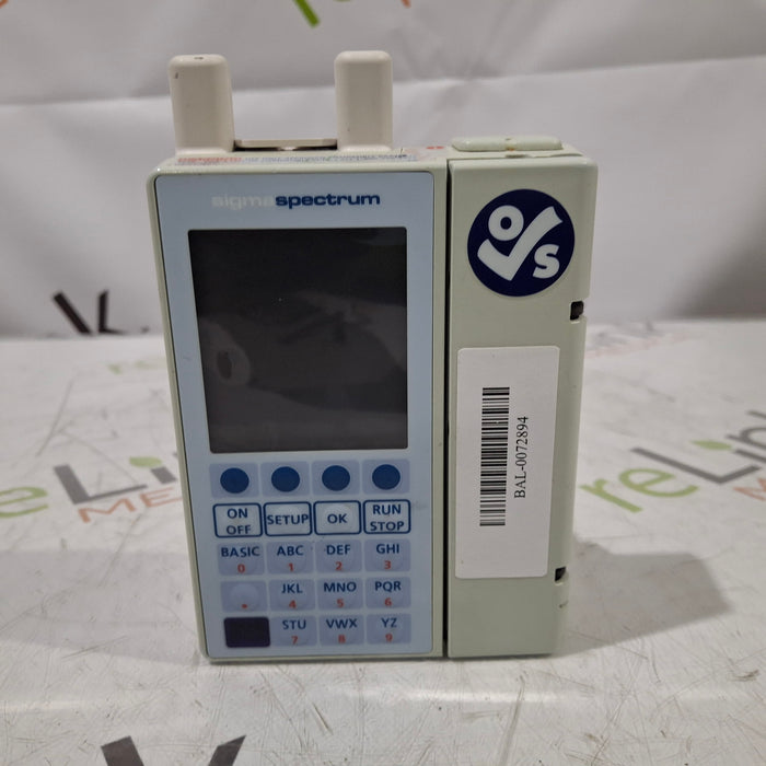 Baxter Sigma Spectrum w/ A/B/G/N Battery Infusion Pump