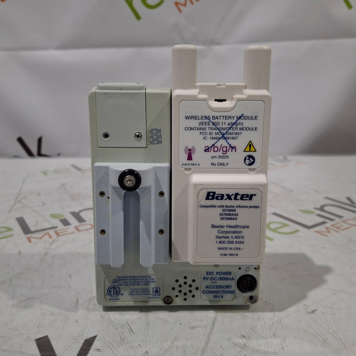 Baxter Sigma Spectrum w/ A/B/G/N Battery Infusion Pump