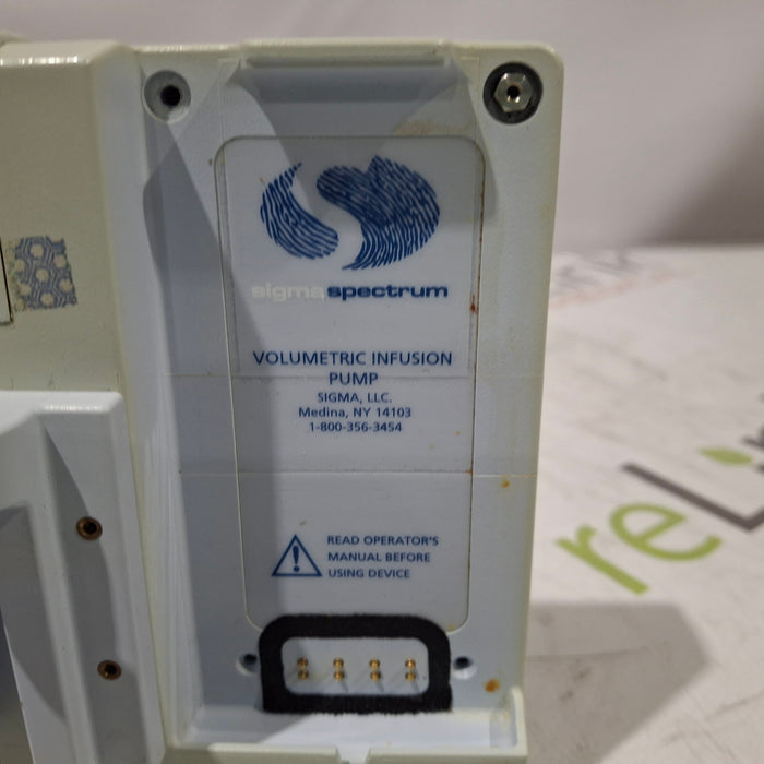 Baxter Sigma Spectrum w/ A/B/G/N Battery Infusion Pump