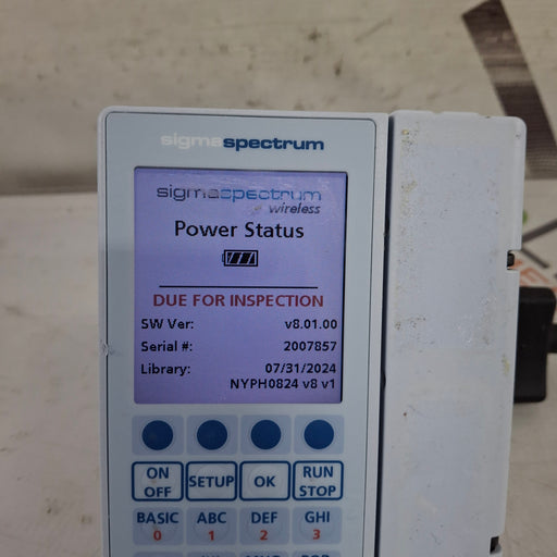 Baxter Baxter Sigma Spectrum 8.01.00 w/o Battery Infusion Pump Infusion Pumps reLink Medical