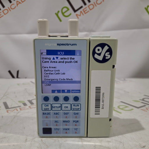 Baxter Baxter Sigma Spectrum 6.05.13 with A/B/G/N Battery Infusion Pump Infusion Pump reLink Medical