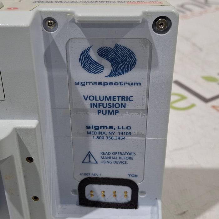 Baxter Baxter Sigma Spectrum 6.05.13 with A/B/G/N Battery Infusion Pump Infusion Pump reLink Medical