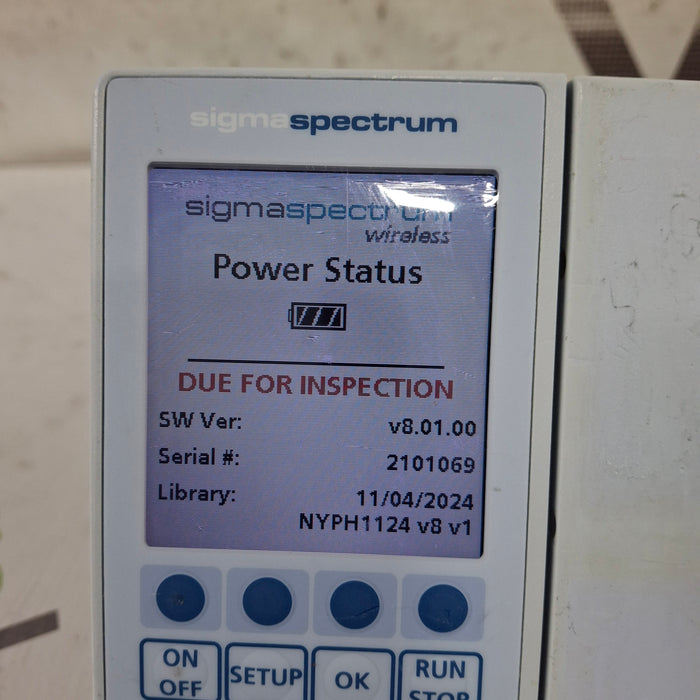 Baxter Baxter Sigma Spectrum 8.01.00 w/o Battery Infusion Pump Infusion Pumps reLink Medical