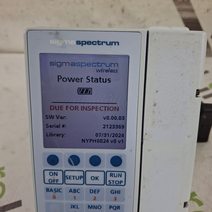 Baxter Baxter Sigma Spectrum 8.00.03 w/o Battery Infusion Pump Infusion Pumps reLink Medical