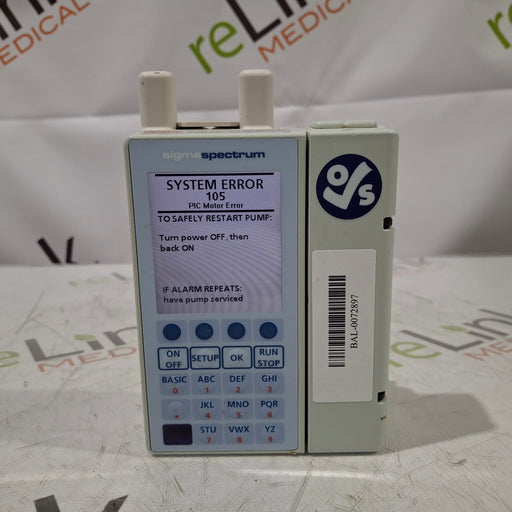 Baxter Baxter Sigma Spectrum 6.05.13 with A/B/G/N Battery Infusion Pump Infusion Pump reLink Medical