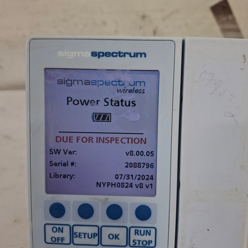 Baxter Baxter Sigma Spectrum 8.00.05 w/o Battery Infusion Pump Infusion Pump reLink Medical