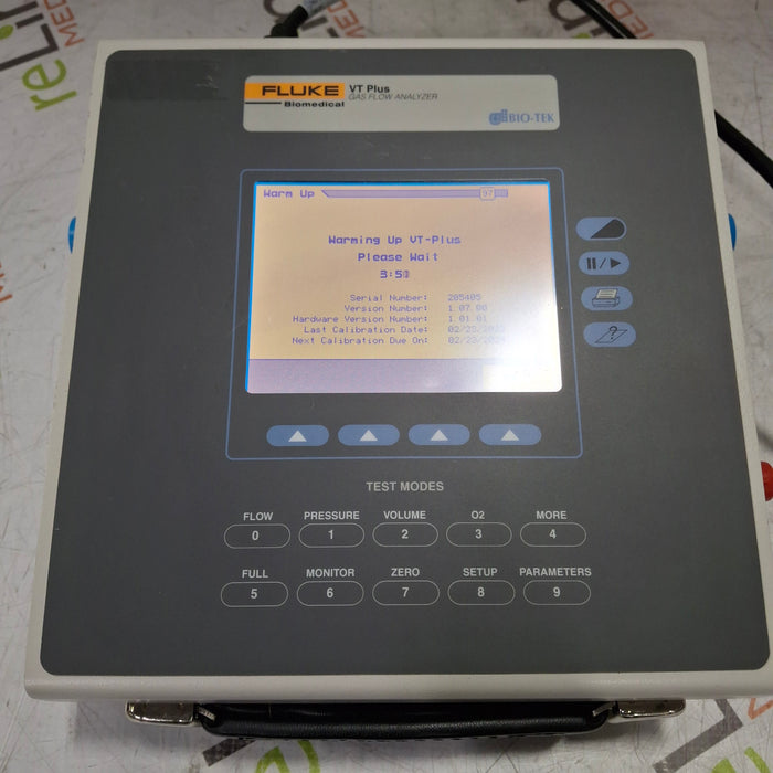 Fluke Fluke VT PLUS Gas Flow Analyzer Test Equipment reLink Medical