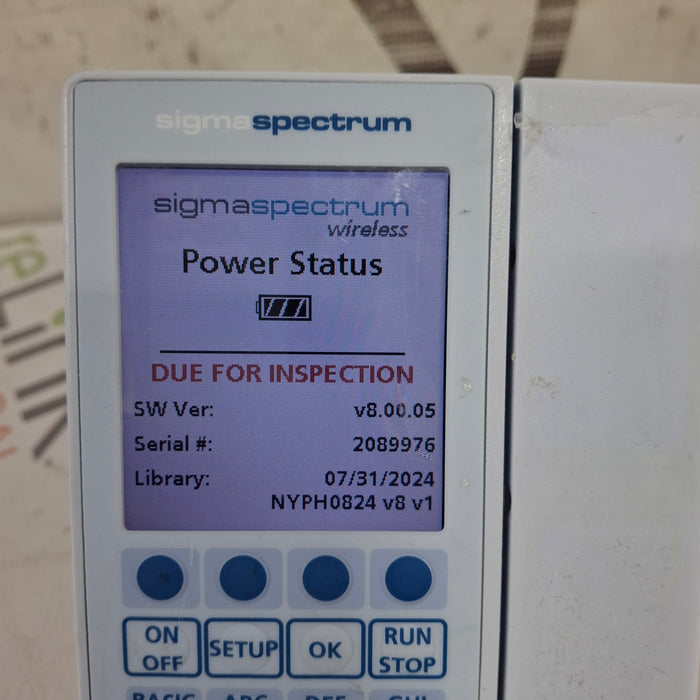 Baxter Baxter Sigma Spectrum 8.00.05 w/o Battery Infusion Pump Infusion Pump reLink Medical