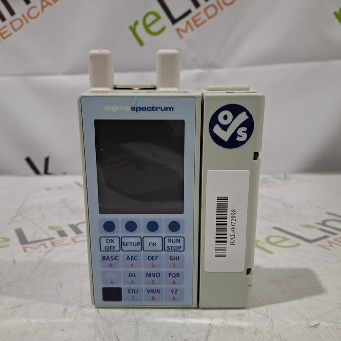 Baxter Sigma Spectrum w/ A/B/G/N Battery Infusion Pump