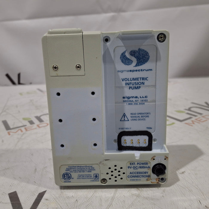 Baxter Sigma Spectrum w/ A/B/G/N Battery Infusion Pump