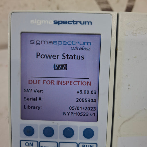 Baxter Baxter Sigma Spectrum 8.00.03 w/o Battery Infusion Pump Infusion Pump reLink Medical