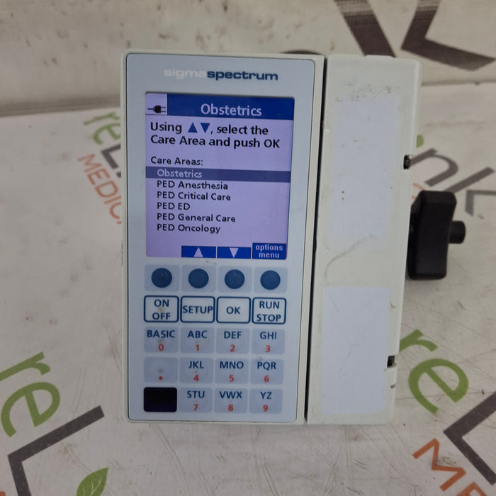 Baxter Baxter Sigma Spectrum 8.00.03 w/o Battery Infusion Pump Infusion Pump reLink Medical