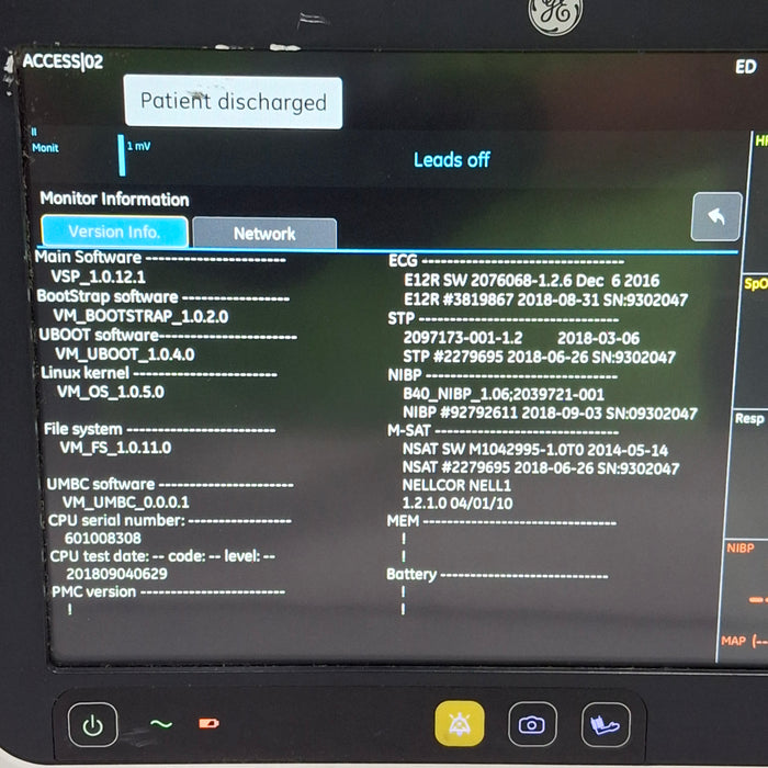 GE Healthcare GE Healthcare B125 Patient Monitor Patient Monitors reLink Medical