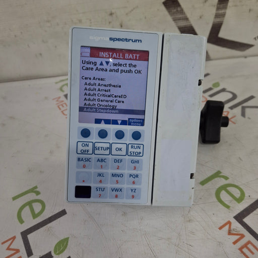 Baxter Baxter Sigma Spectrum 8.01.00 w/o Battery Infusion Pump Infusion Pump reLink Medical