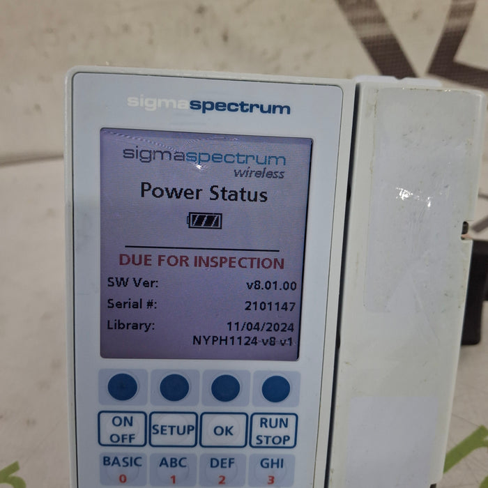 Baxter Baxter Sigma Spectrum 8.01.00 w/o Battery Infusion Pump Infusion Pump reLink Medical