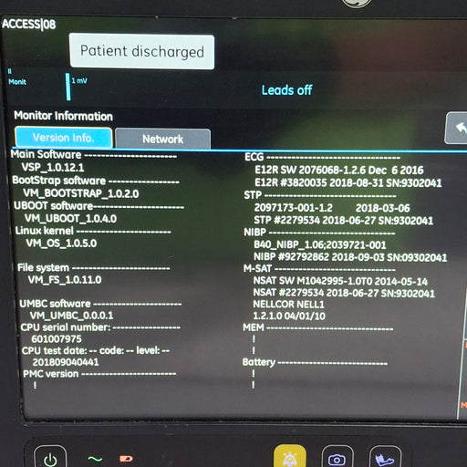 GE Healthcare GE Healthcare B125 Patient Monitor Patient Monitors reLink Medical