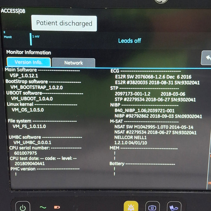 GE Healthcare GE Healthcare B125 Patient Monitor Patient Monitors reLink Medical