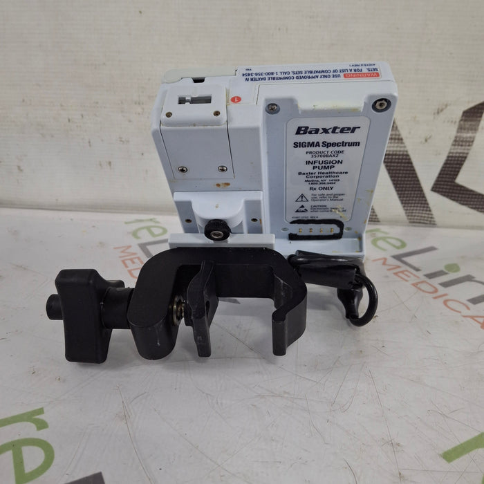 Baxter Baxter Sigma Spectrum 8.01.00 w/o Battery Infusion Pump Infusion Pump reLink Medical