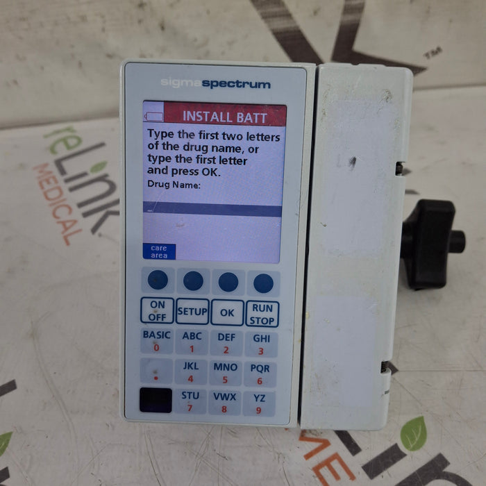 Baxter Sigma Spectrum 8.00.04 w/o Battery Infusion Pump