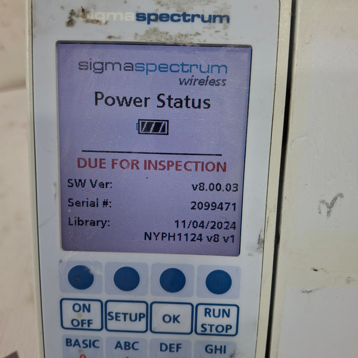 Baxter Baxter Sigma Spectrum 8.00.03 w/o Battery Infusion Pump Infusion Pump reLink Medical