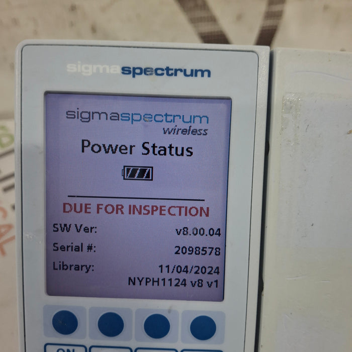 Baxter Baxter Sigma Spectrum 8.00.04 w/o Battery Infusion Pump Infusion Pump reLink Medical