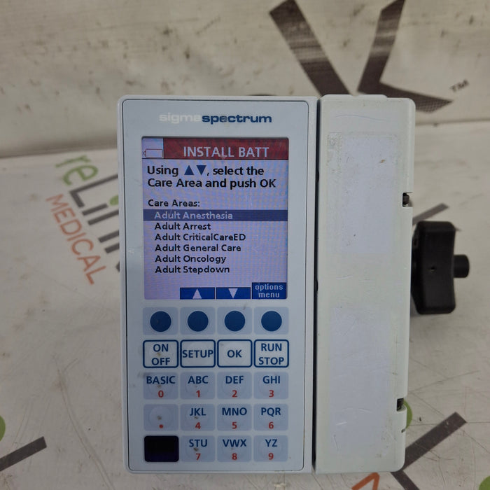 Baxter Baxter Sigma Spectrum 8.00.04 w/o Battery Infusion Pump Infusion Pump reLink Medical