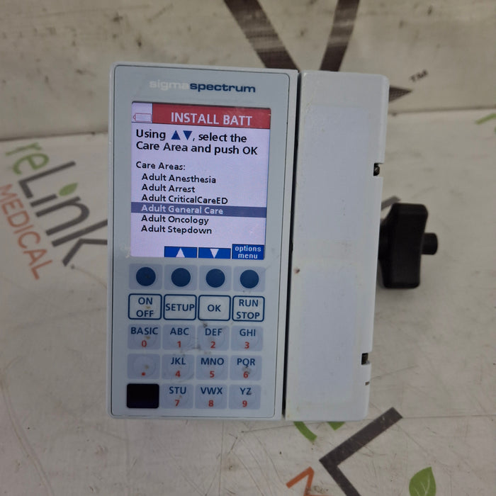 Baxter Baxter Sigma Spectrum 8.01.00 w/o Battery Infusion Pump Infusion Pump reLink Medical