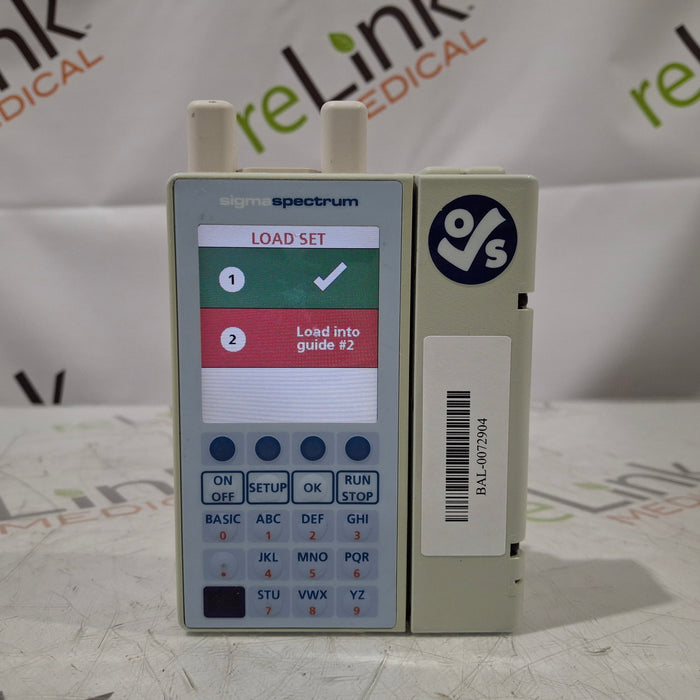 Baxter Baxter Sigma Spectrum 6.05.13 with A/B/G/N Battery Infusion Pump Infusion Pumps reLink Medical
