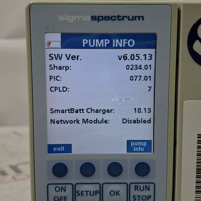 Baxter Baxter Sigma Spectrum 6.05.13 with A/B/G/N Battery Infusion Pump Infusion Pumps reLink Medical