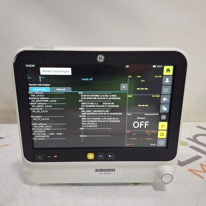 GE Healthcare GE Healthcare B125 Patient Monitor Patient Monitors reLink Medical