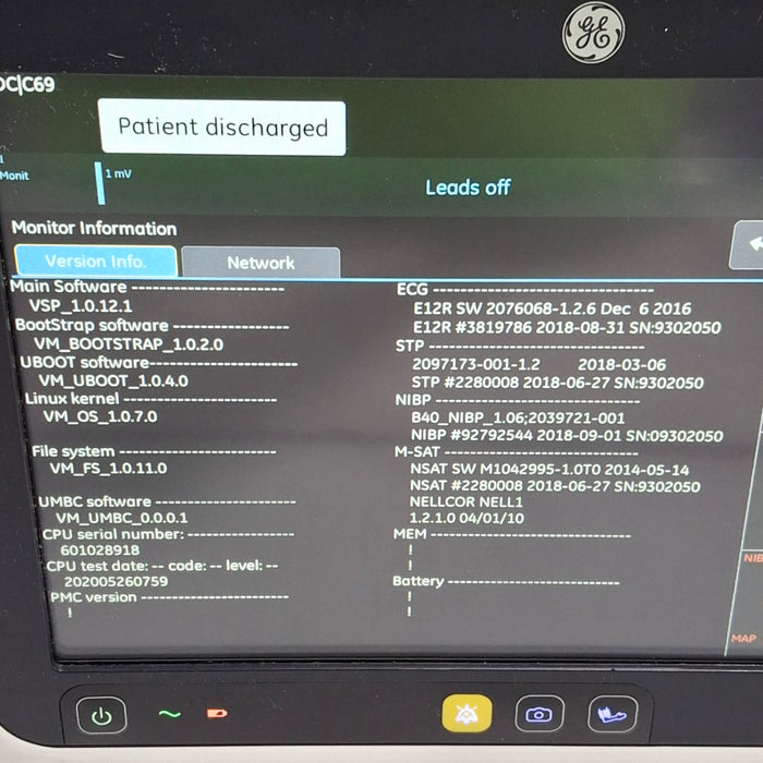 GE Healthcare GE Healthcare B125 Patient Monitor Patient Monitors reLink Medical