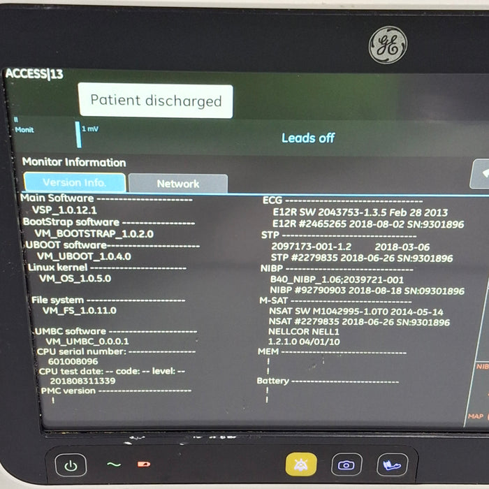 GE Healthcare GE Healthcare B125 Patient Monitor Patient Monitors reLink Medical