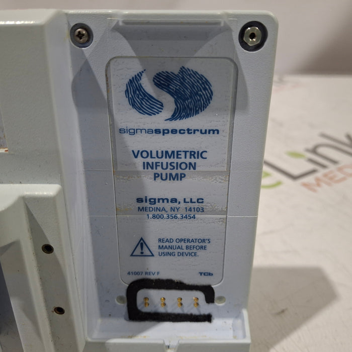 Baxter Baxter Sigma Spectrum w/ A/B/G/N Battery Infusion Pump Infusion Pump reLink Medical