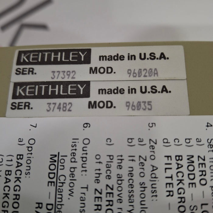 Keithley Instruments 35050 Dosimeter Kit