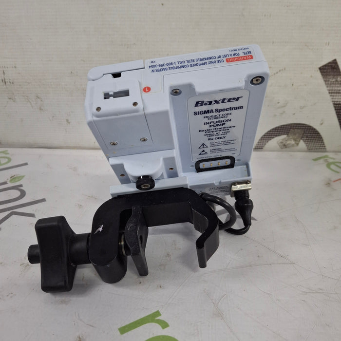 Baxter Baxter Sigma Spectrum 8.01.00 w/o Battery Infusion Pump Infusion Pump reLink Medical