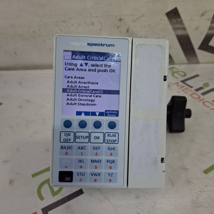 Baxter Baxter Sigma Spectrum 8.00.03 w/o Battery Infusion Pump Infusion Pump reLink Medical