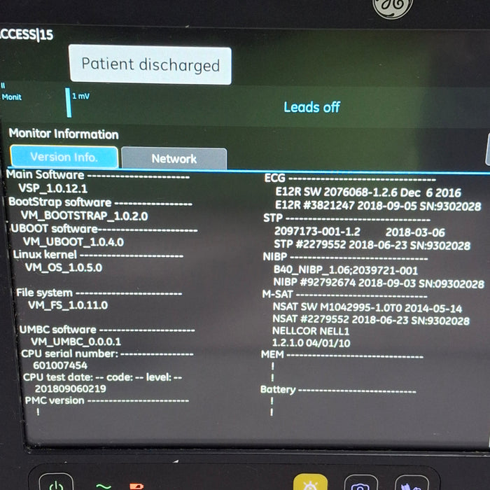 GE Healthcare GE Healthcare B125 Patient Monitor Patient Monitors reLink Medical