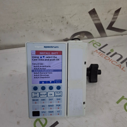Baxter Baxter Sigma Spectrum 8.00.03 w/o Battery Infusion Pump Infusion Pump reLink Medical