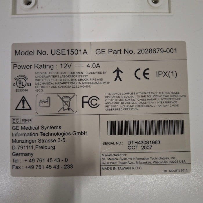 GE Healthcare MD15/15T Monitor