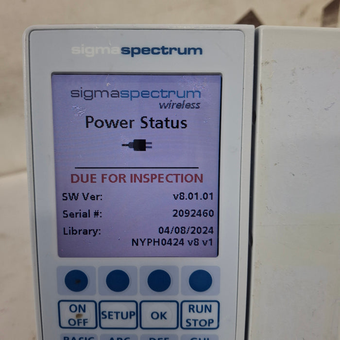 Baxter Baxter Sigma Spectrum 8.01.01 w/o Battery Infusion Pump Infusion Pump reLink Medical