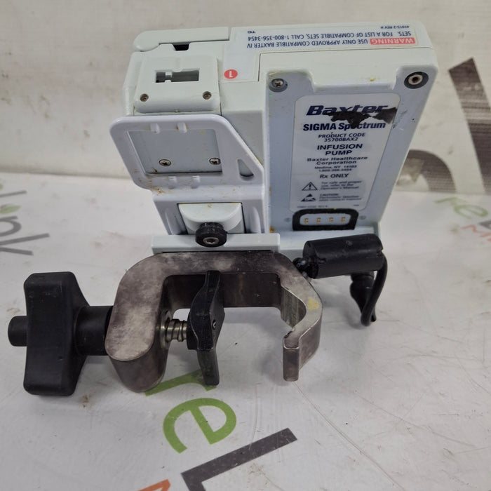 Baxter Baxter Sigma Spectrum 8.01.00 w/o Battery Infusion Pump Infusion Pumps reLink Medical