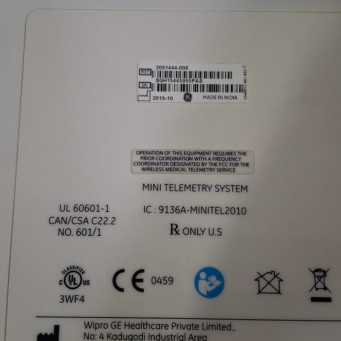 GE Healthcare Mini Telemetry System Wireless Fetal Monitor