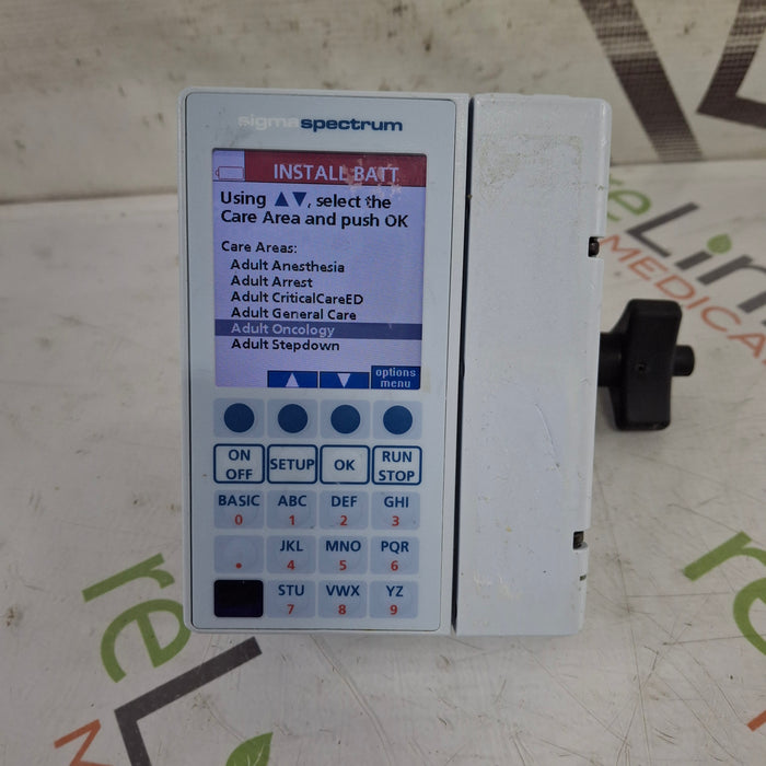 Baxter Baxter Sigma Spectrum 8.01.00 w/o Battery Infusion Pump Infusion Pump reLink Medical