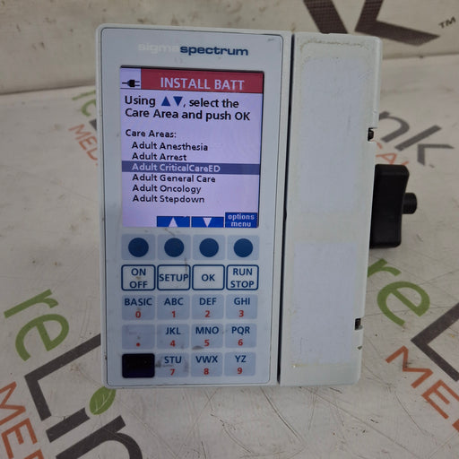 Baxter Baxter Sigma Spectrum 8.00.04 w/o Battery Infusion Pump Infusion Pump reLink Medical