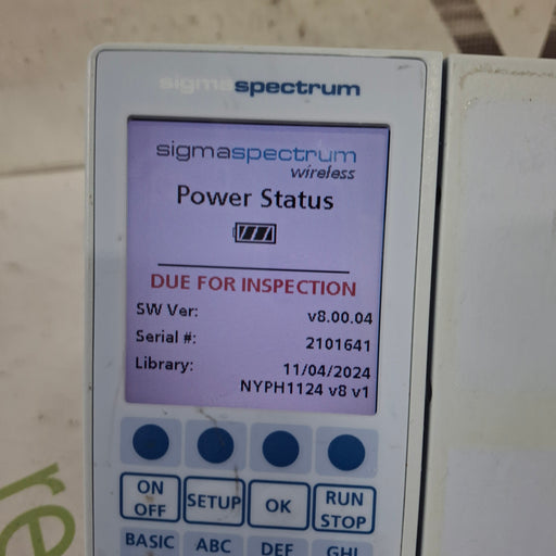 Baxter Baxter Sigma Spectrum 8.00.04 w/o Battery Infusion Pump Infusion Pump reLink Medical